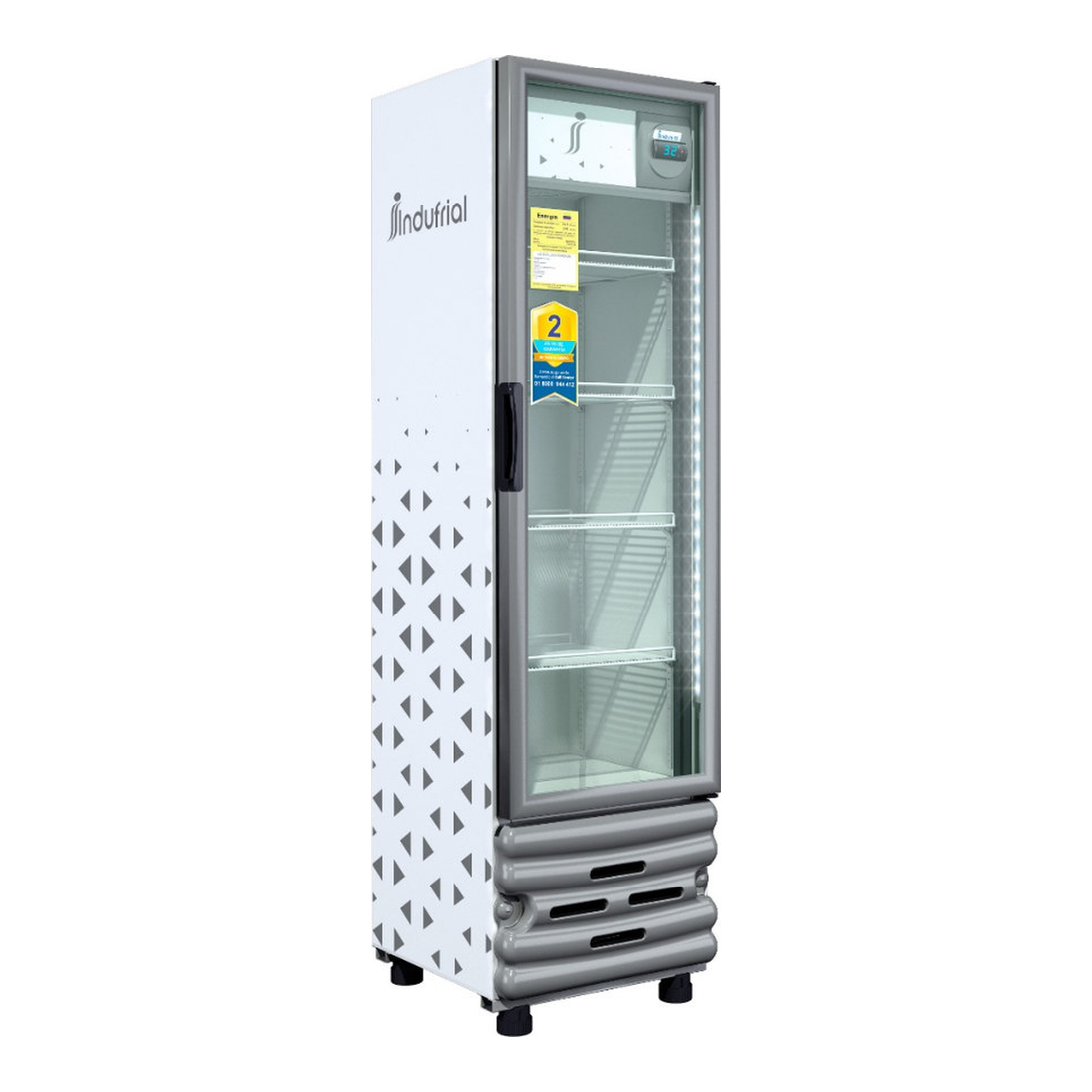 Refrigerador vertical comercial Indufrial Forte V9 para negocios