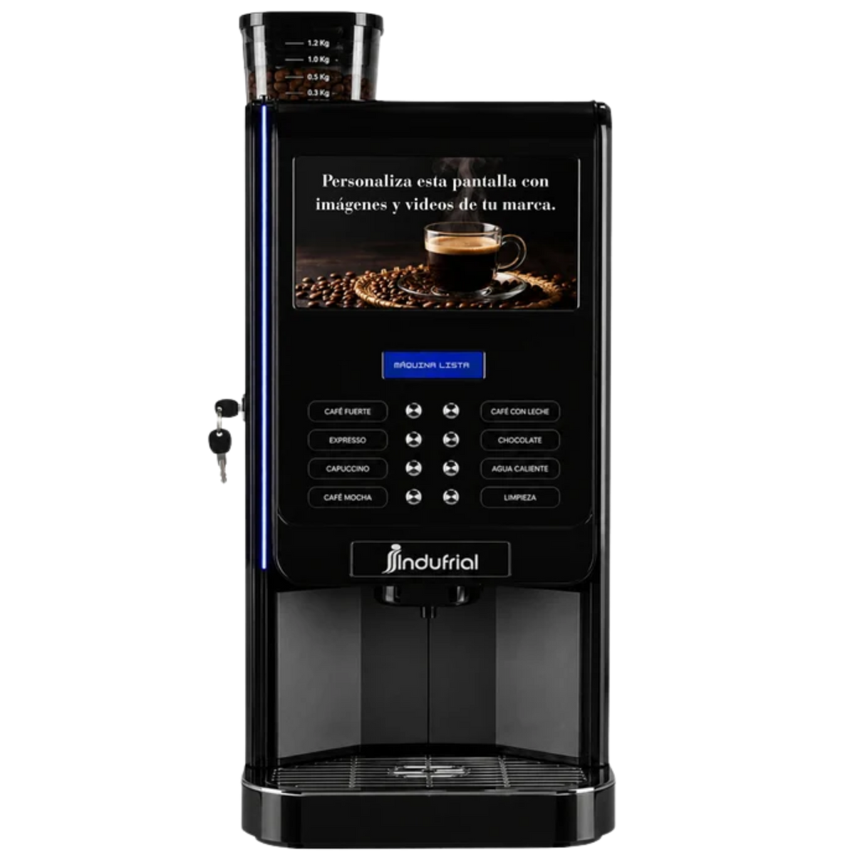 Máquina de Café Golden Paris E2S con Pantalla Multimedia | 300 Tazas